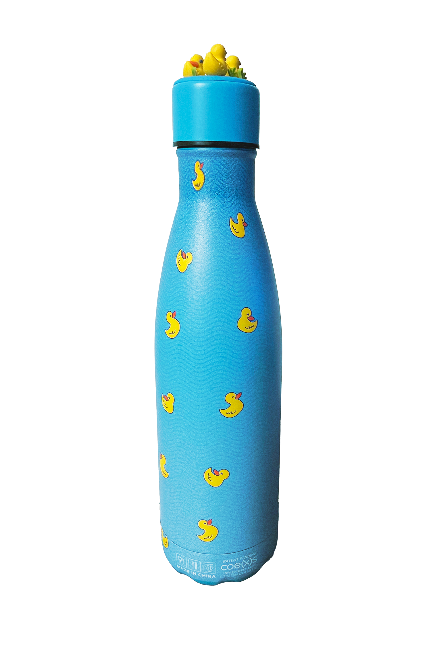 ducky bottle, full back view