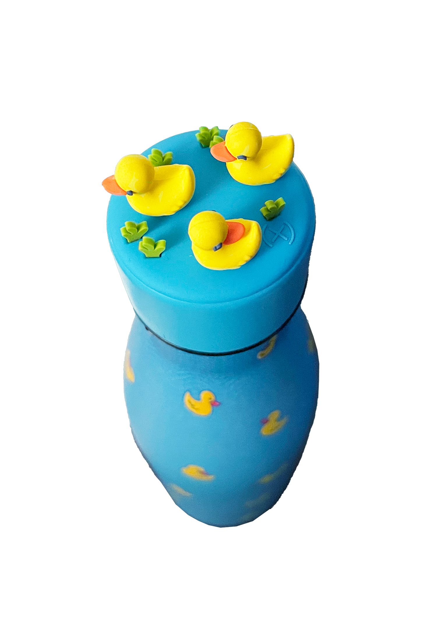 ducky bottle zoomed in top