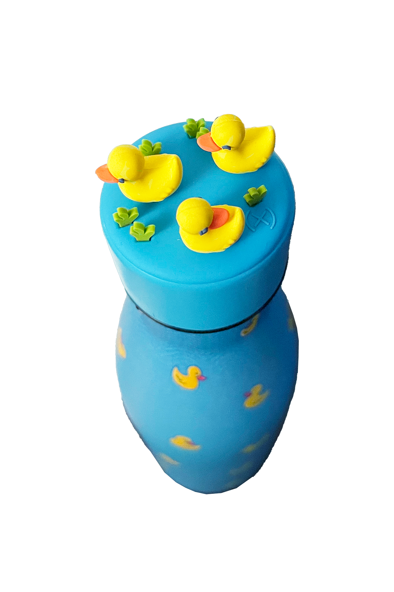 ducky bottle zoomed in top