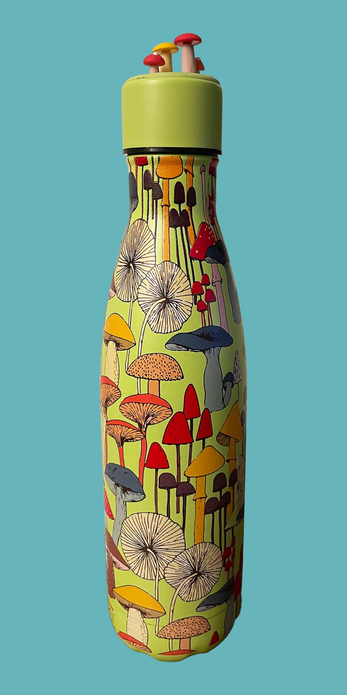 mushroom bottle full view